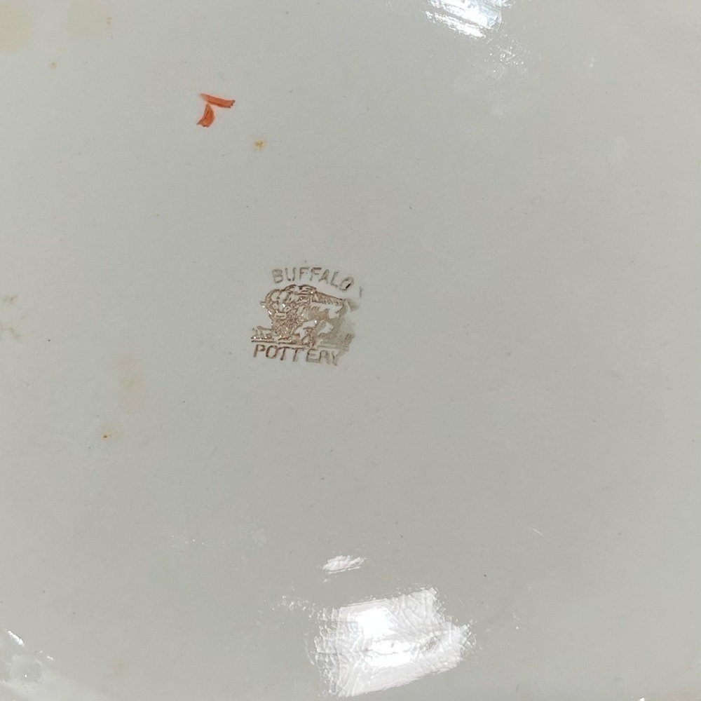 Buffalo Pottery vintage Baby Childs Dish Campbell Soup Kids Bowl - Picture 3 of 5